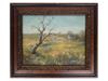 MID CENTURY LANDSCAPE OIL PAINTING SIGNED NEAVEN PIC-0